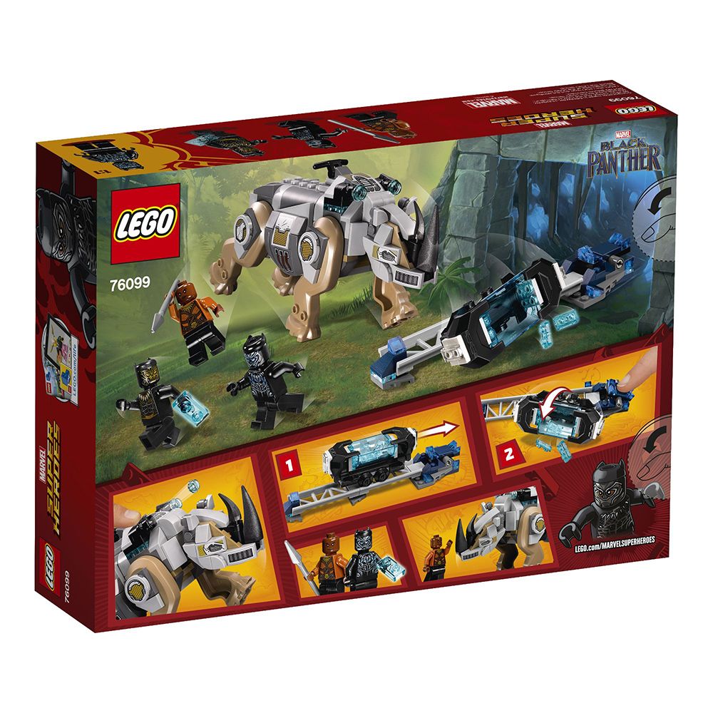 LEGO® Marvel Super Heroes - Confruntarea cu rinocerul langa mine (76099)