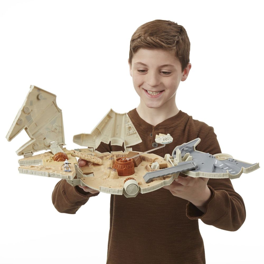 Star Wars The Force Awaken Micro Machines - Set Millennium Falcon
