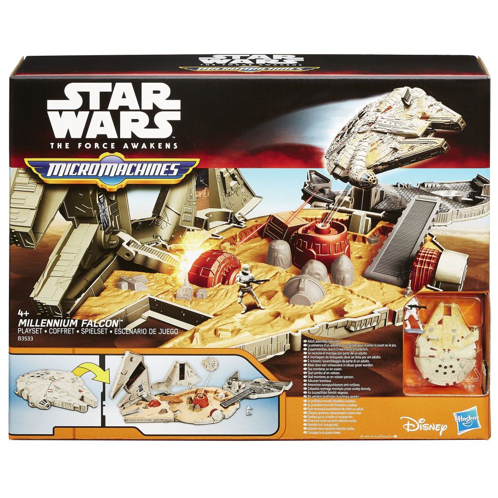 Star Wars The Force Awaken Micro Machines - Set Millennium Falcon