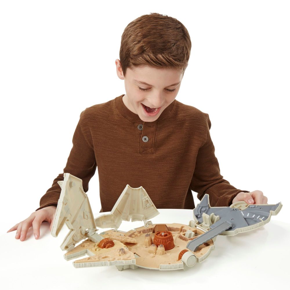 Star Wars The Force Awaken Micro Machines - Set Millennium Falcon