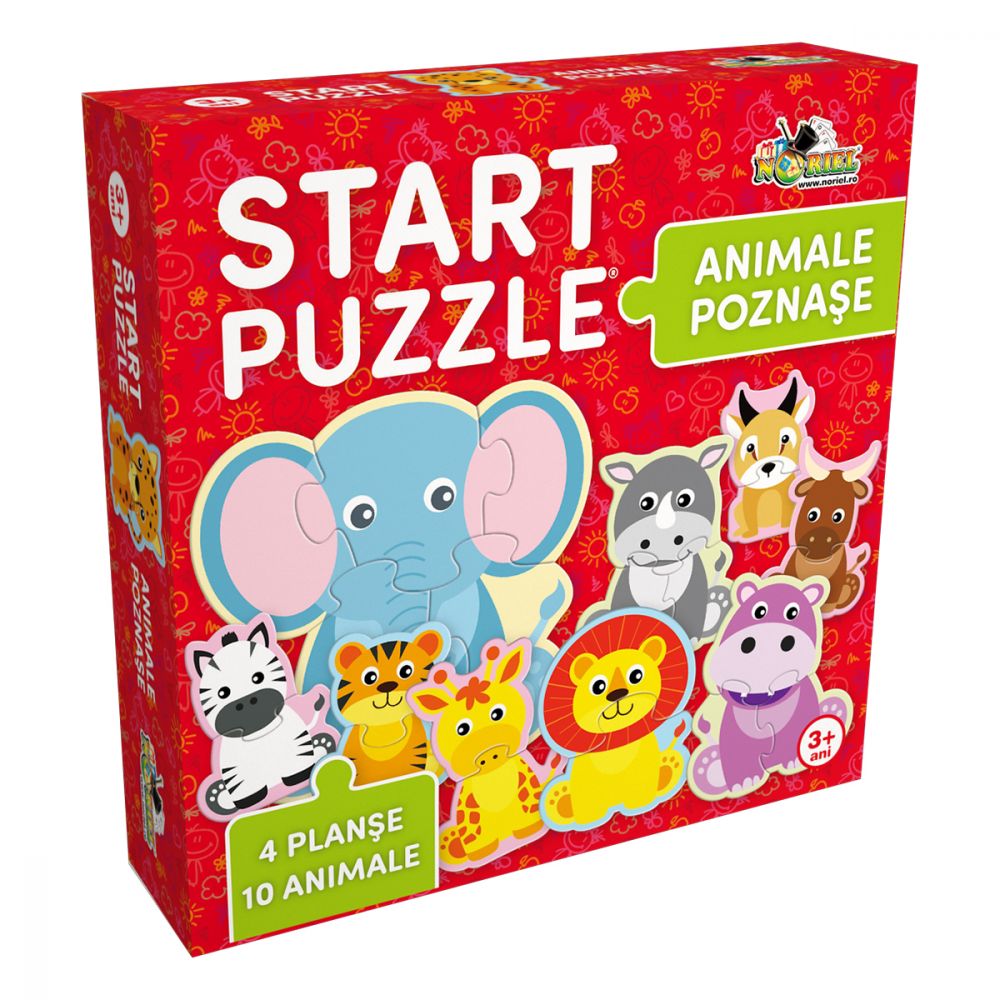 Start Puzzle Noriel - Animalute poznase (2, 3, 5 piese)