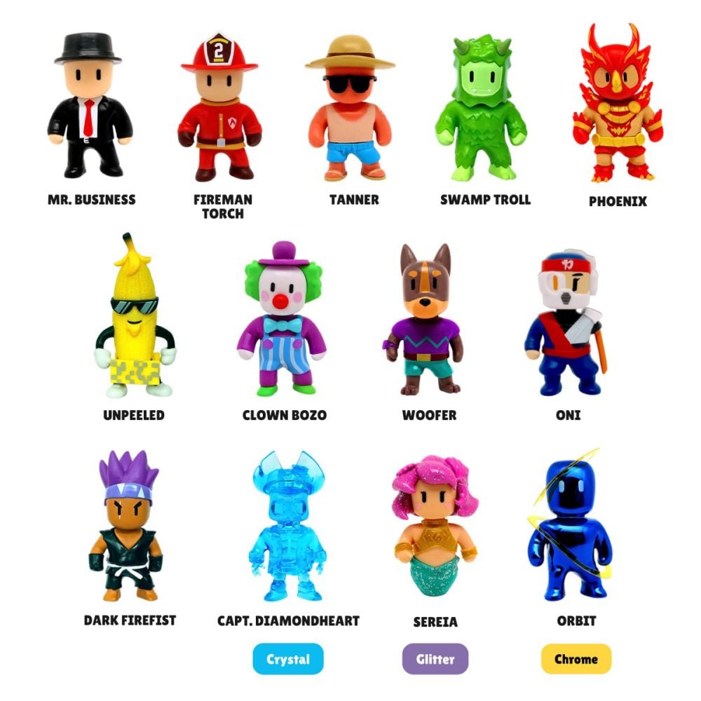 Mini figurina surpriza, Stumble Guys 3D, S3
