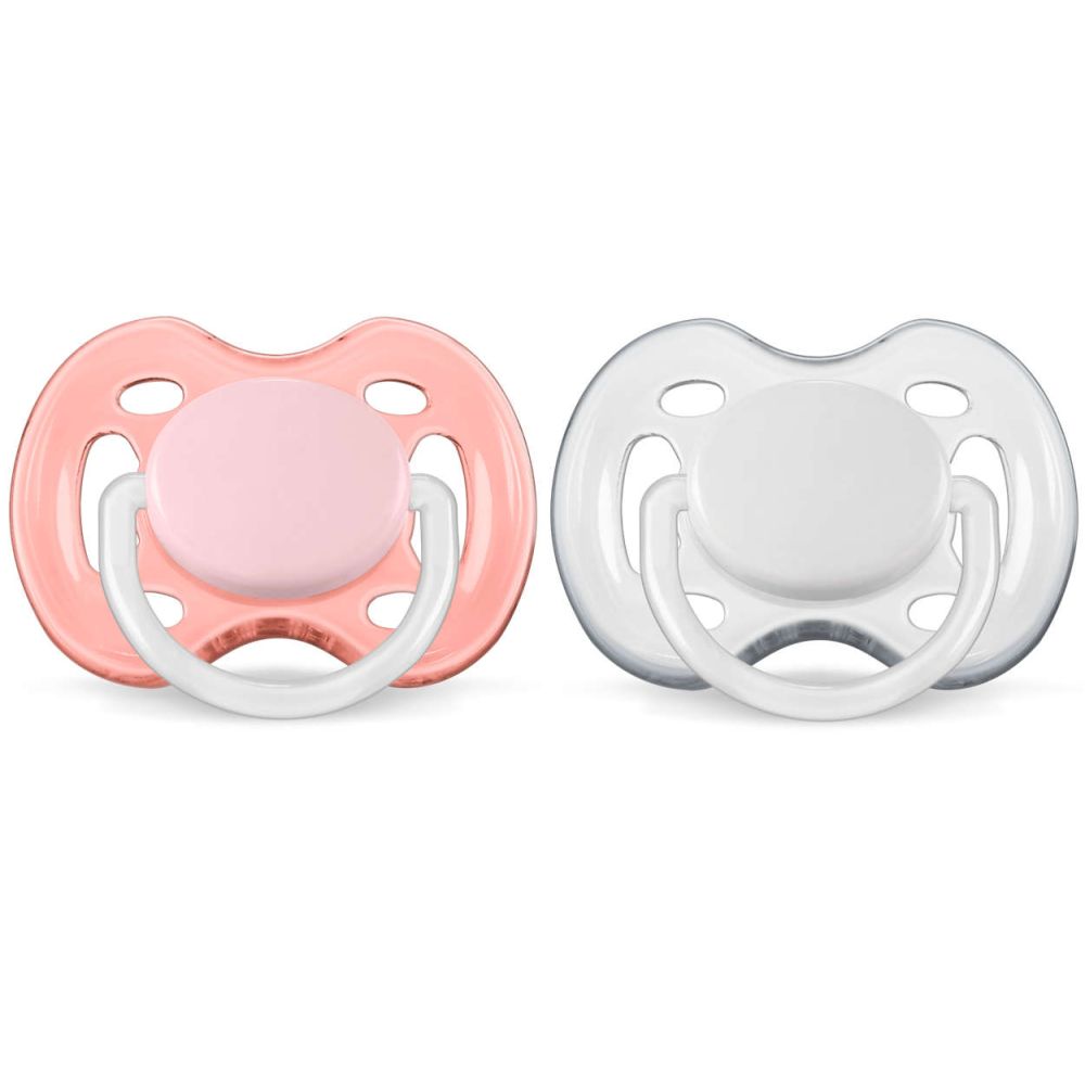 Suzete Philips Avent Free Flow, pentru fete set 2 Buc 6 - 18 luni