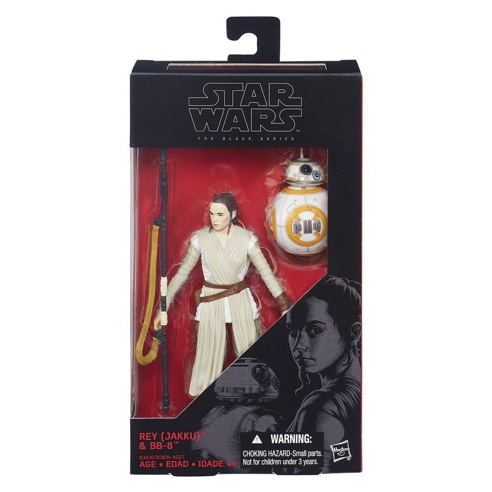 Figurina Star Wars The Black Series - Rey (Jakku) si BB-8, 15 cm