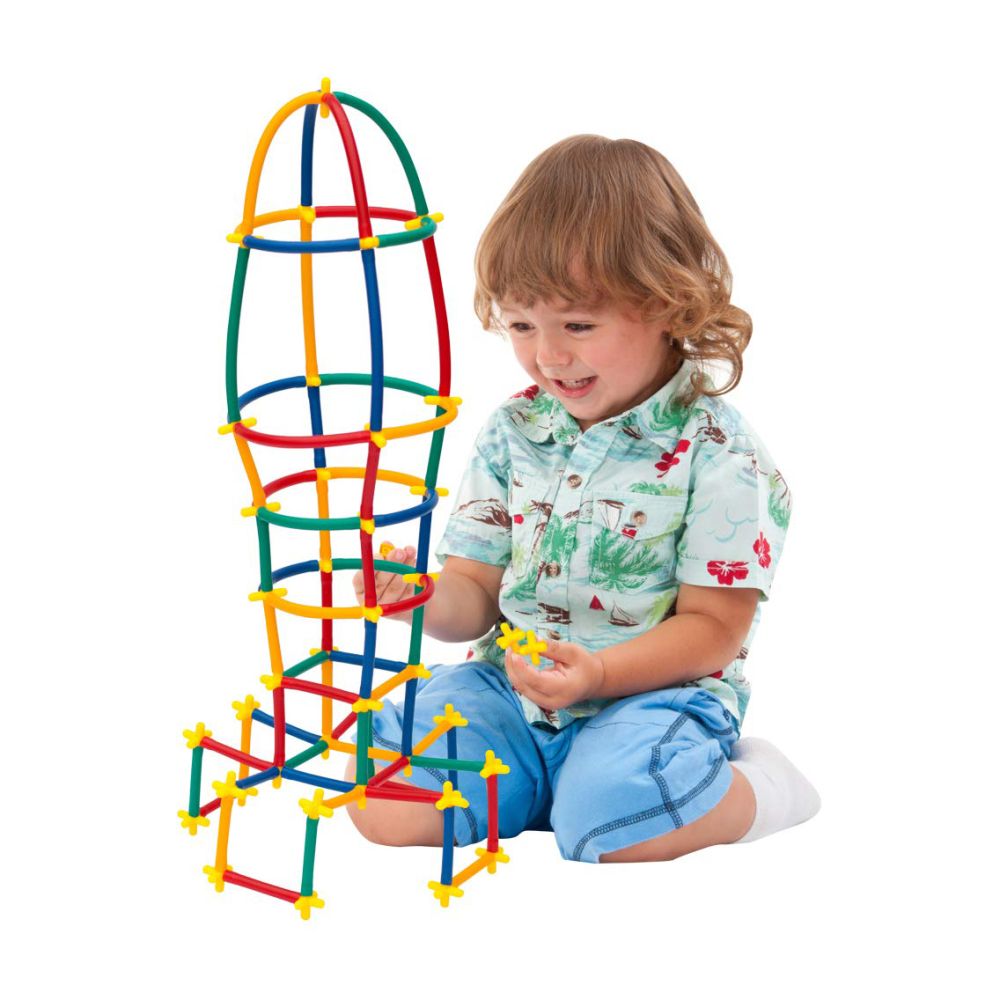 Set de joaca cu bete, Dede, Super Bamboo Sticks, 300 piese