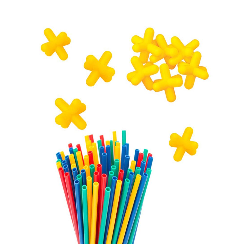 Set de joaca cu bete, Dede, Super Bamboo Sticks, 300 piese