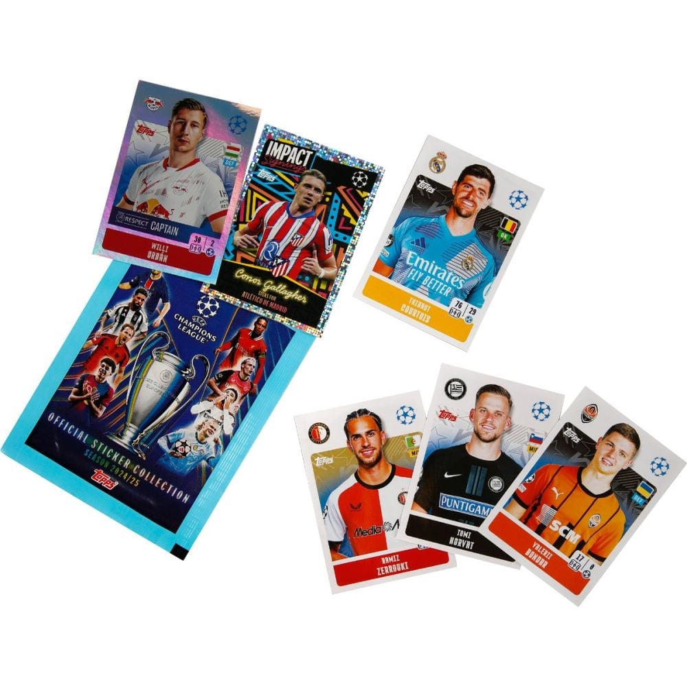 Set 6 stickere, Topps, Champions League 2024-2025