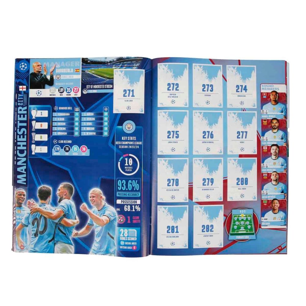 Set album si stickere, Topps, Champions League 2024-2025, Starter Pack