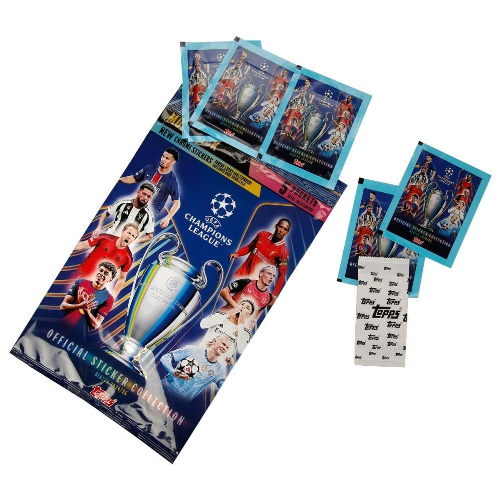 Set stickere, Topps, Champions League 2024-2025, Multipack