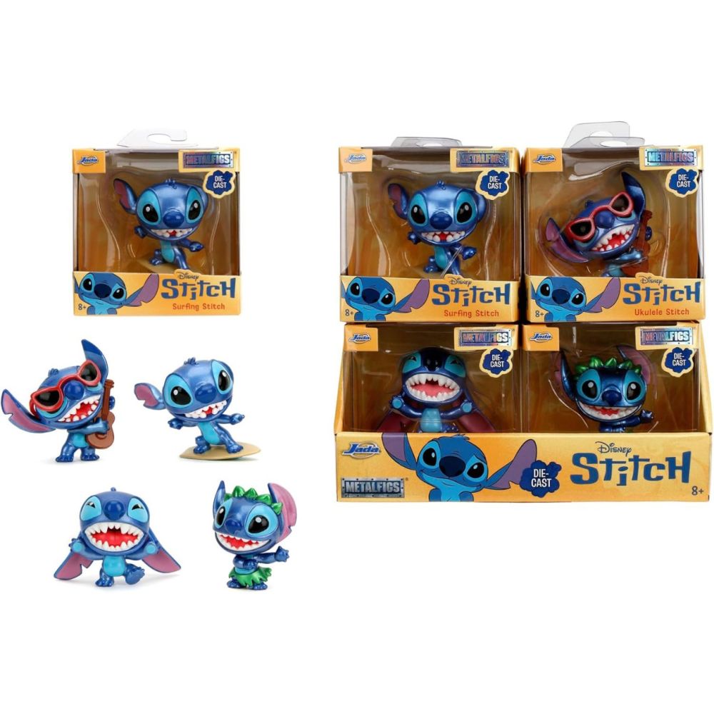 Figurina metalica, Jada, Disney Stitch, Wave 2, 6,5 cm