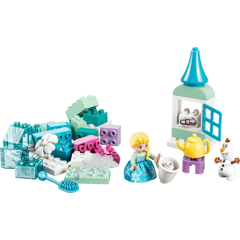 LEGO® DUPLO - Cutie creativa cu Elsa si Olaf din Regatul de gheata (10462)