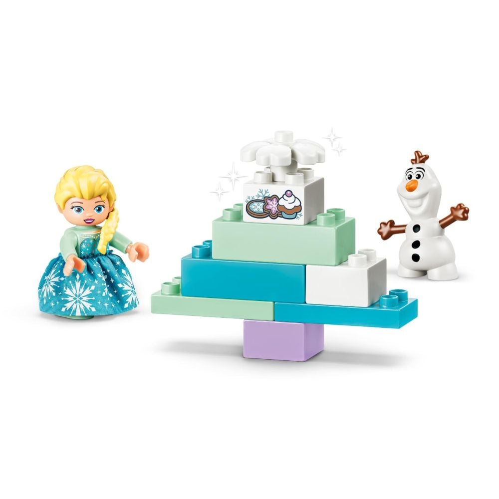 LEGO® DUPLO - Cutie creativa cu Elsa si Olaf din Regatul de gheata (10462)