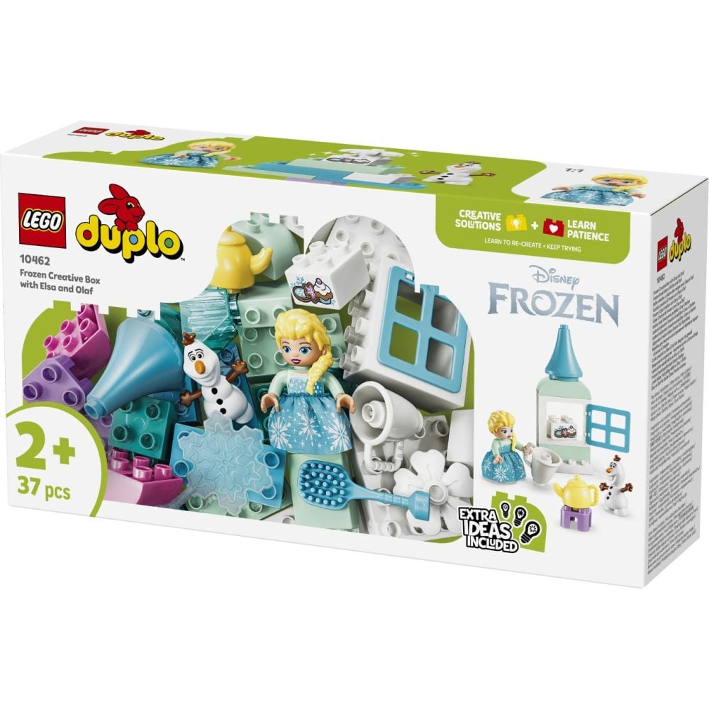 LEGO® DUPLO - Cutie creativa cu Elsa si Olaf din Regatul de gheata (10462)