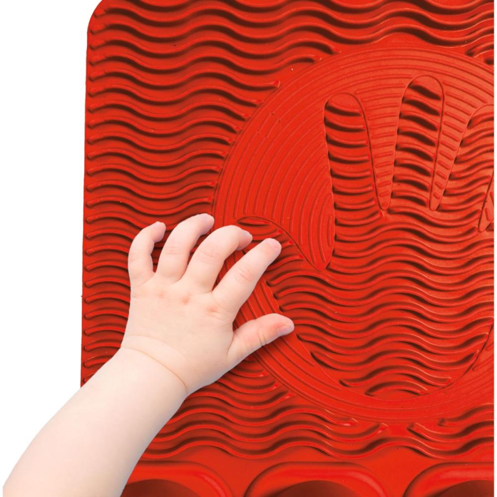 Set 4 covorase senzorial cu 8 cuburi moi, Clementoni, Soft Clemmy