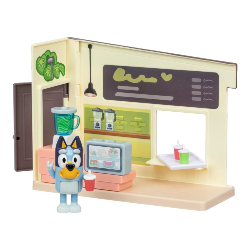 Set de joaca cu figurina, Bluey, Juice Bar