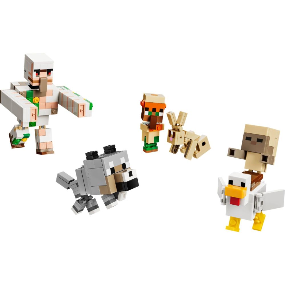 LEGO® Minecraft - Atac in desert cu un jocheu de gaini (21592)