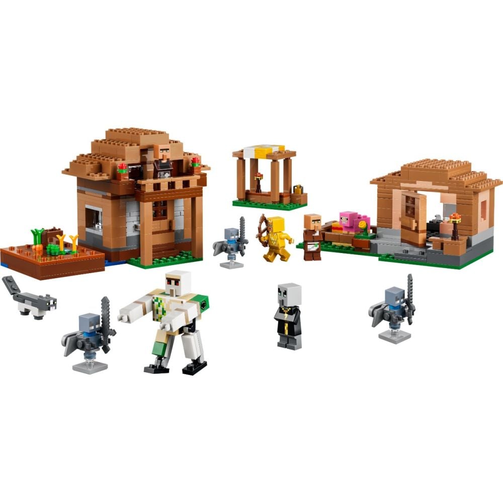 LEGO® Minecraft - Atacul evocatorilor asupra satului (21596)