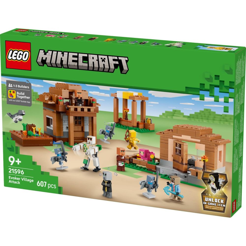 LEGO® Minecraft - Atacul evocatorilor asupra satului (21596)