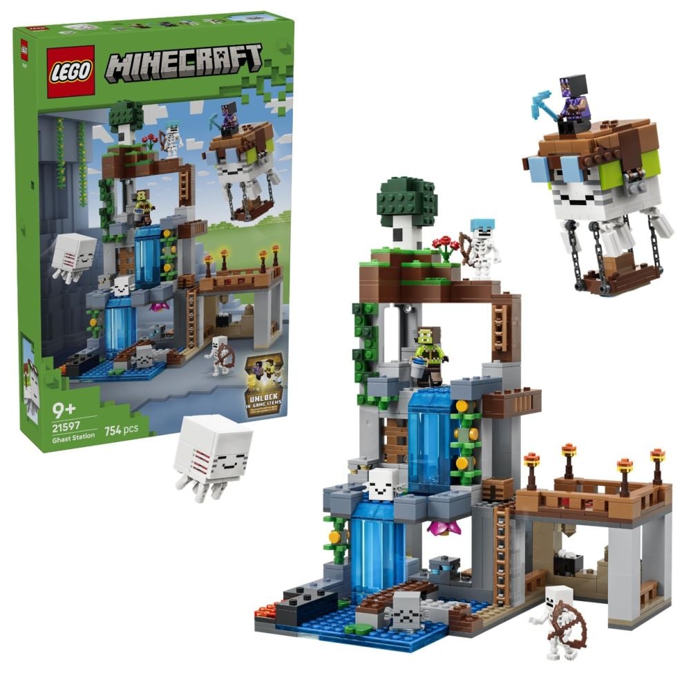 LEGO® Minecraft - Statie de mobi Ghast (21597)
