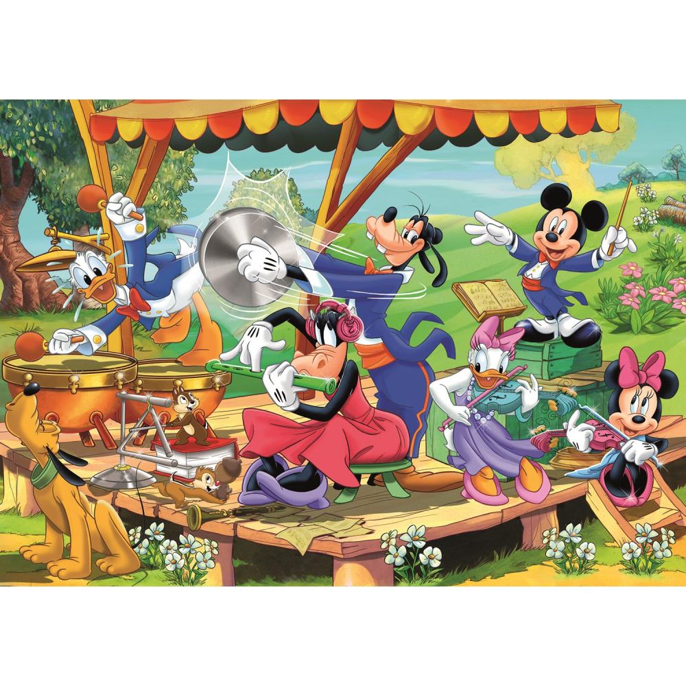 Puzzle Clementoni Disney Mickey Mouse si prietenii sai, 2 x 60 piese