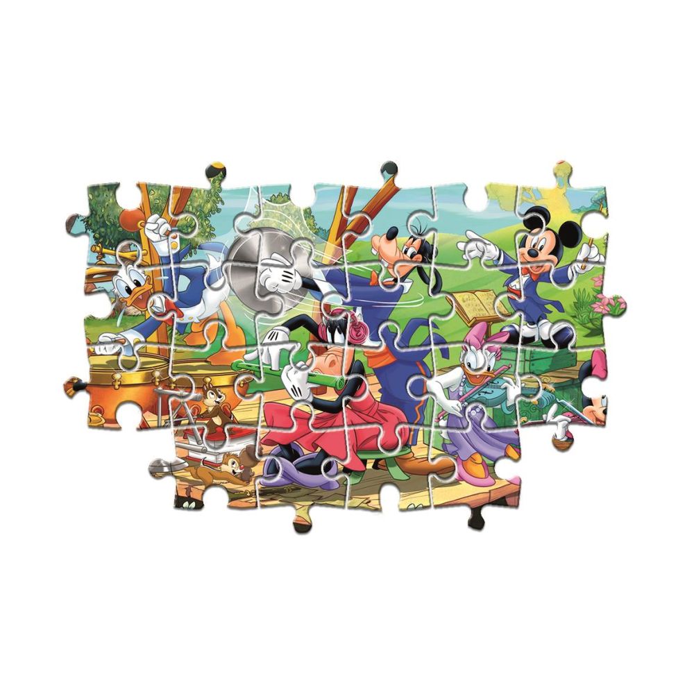 Puzzle Clementoni Disney Mickey Mouse si prietenii sai, 2 x 60 piese