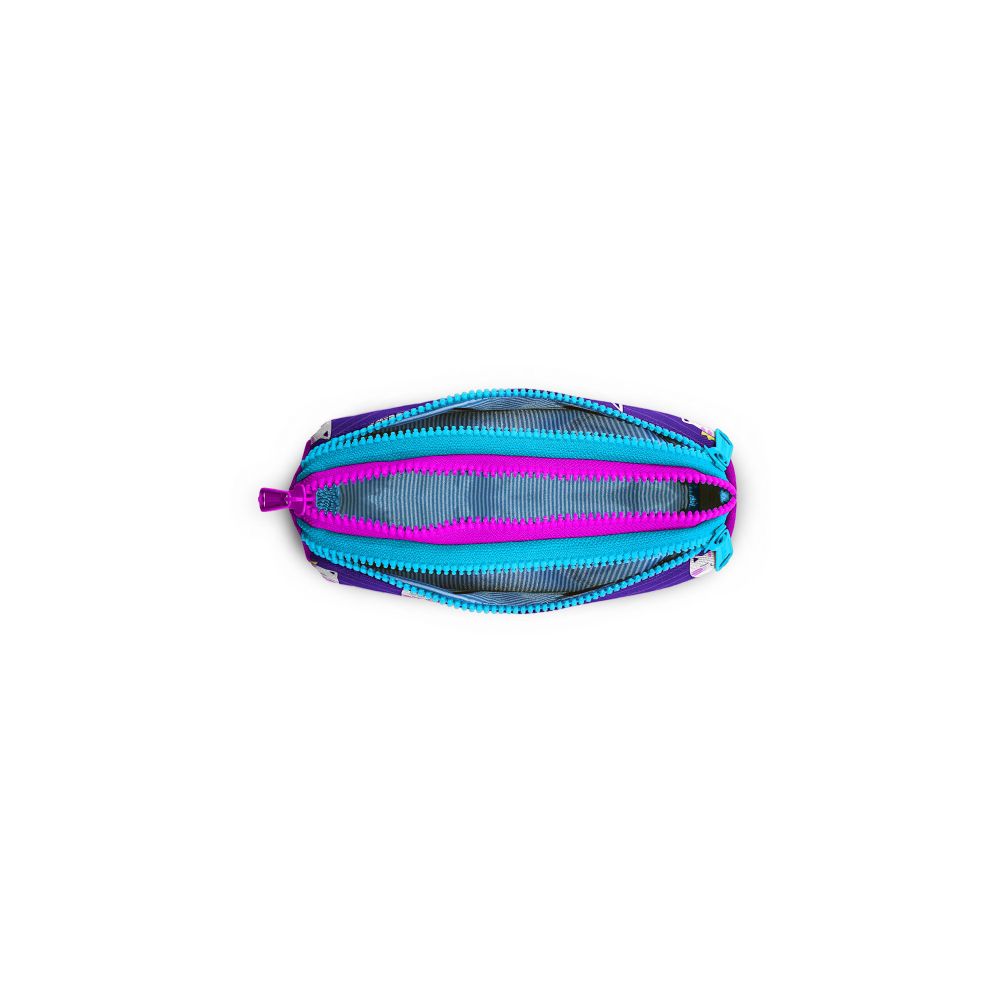 Penar cilindric cu 3 fermoare, Coral High, model pisicute