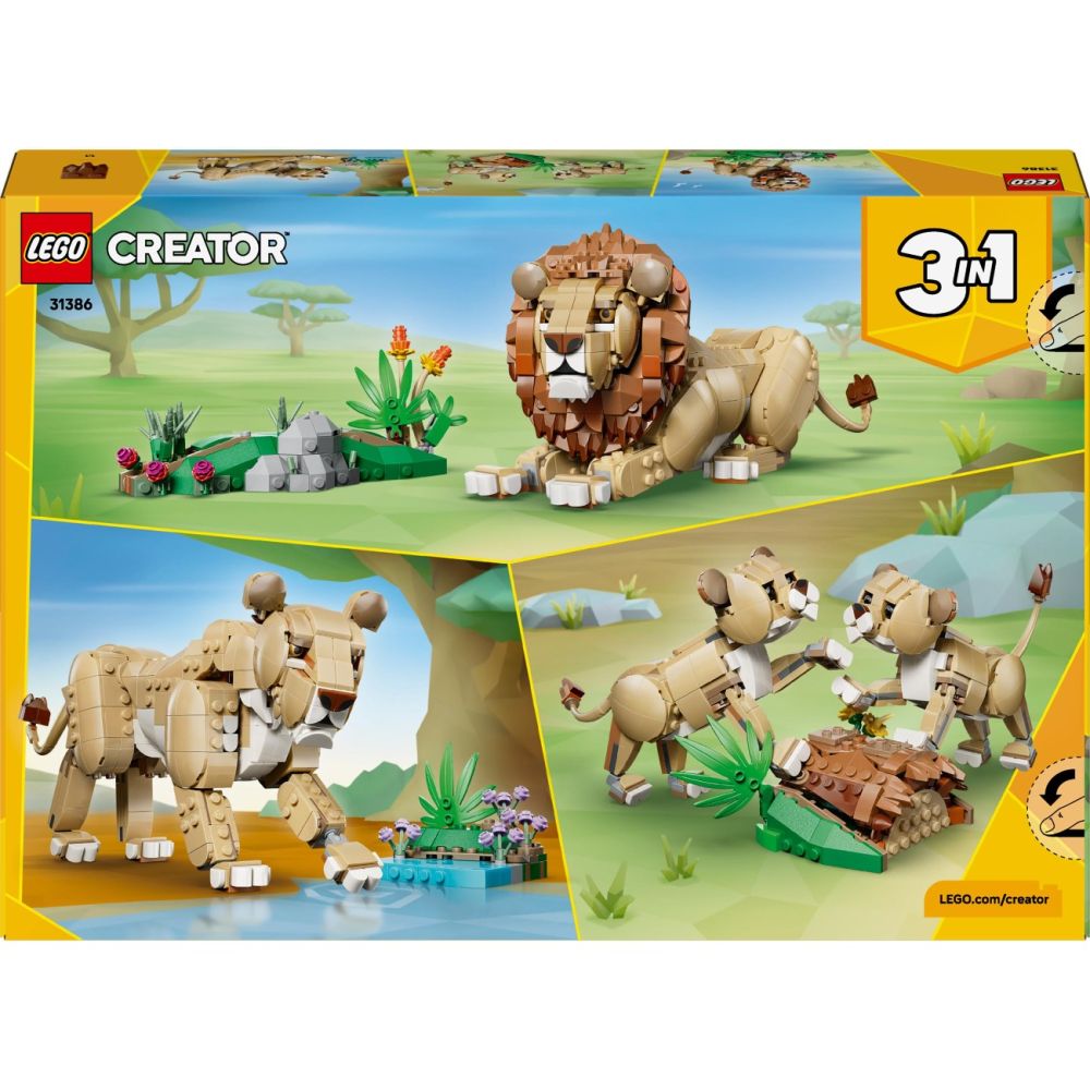 LEGO® Creator - Animale Salbatice: Leu maiestuos (31386)