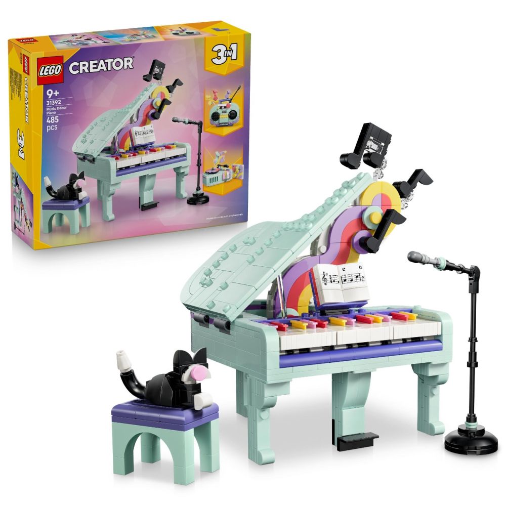 LEGO® Creator - Pian decorativ cu o pisica (31392)