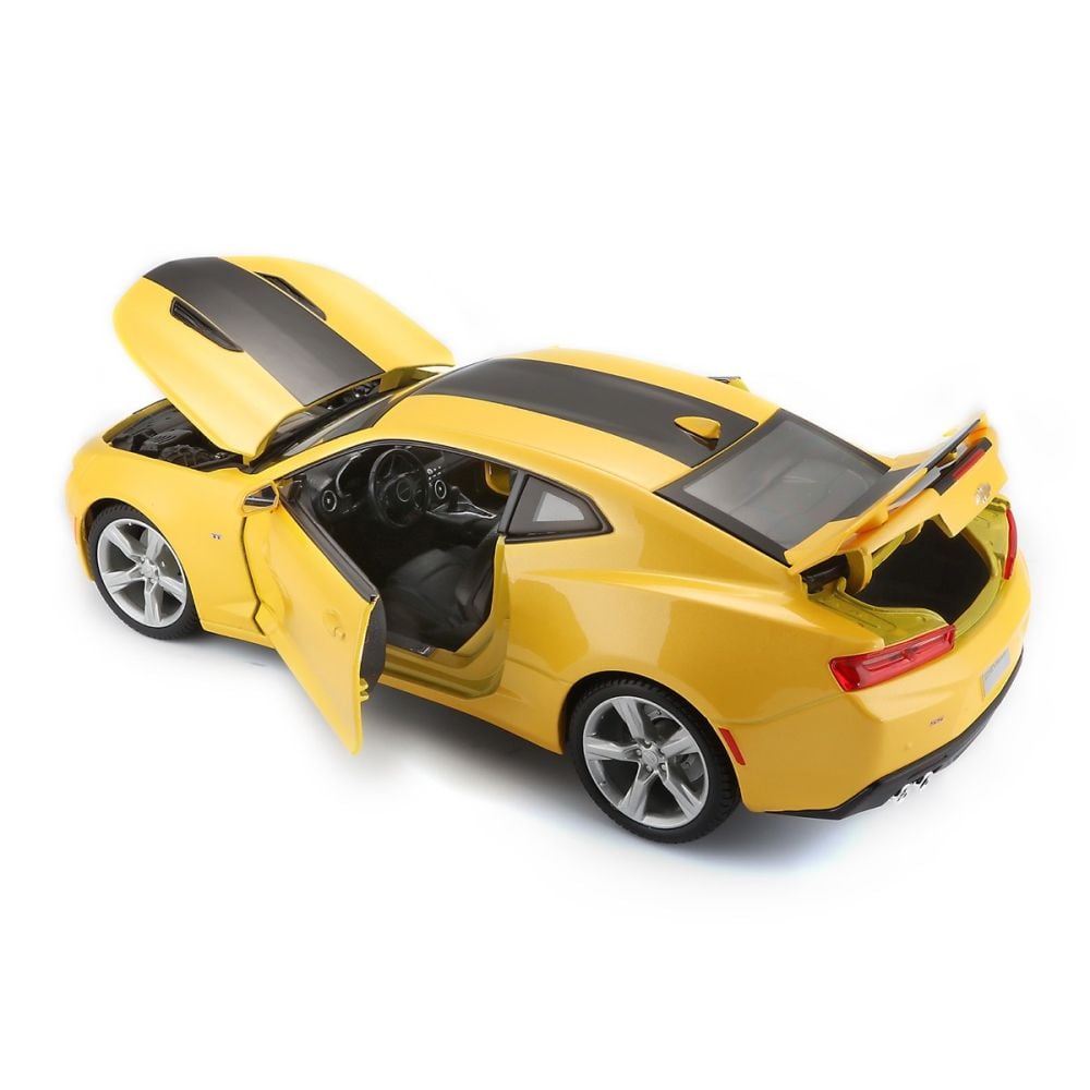 Masina din metal, Maisto, 2016 Chevrolet Camaro SS, 1:18, Galben