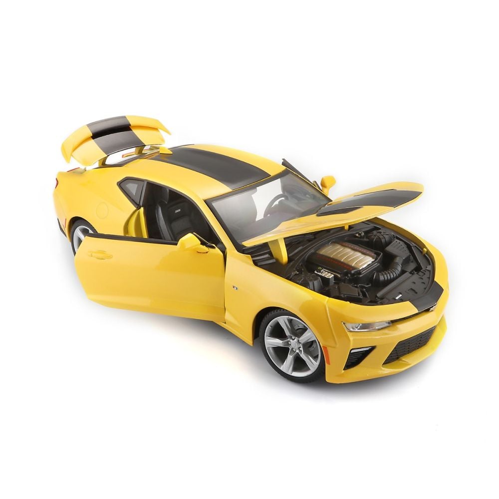 Masina din metal, Maisto, 2016 Chevrolet Camaro SS, 1:18, Galben