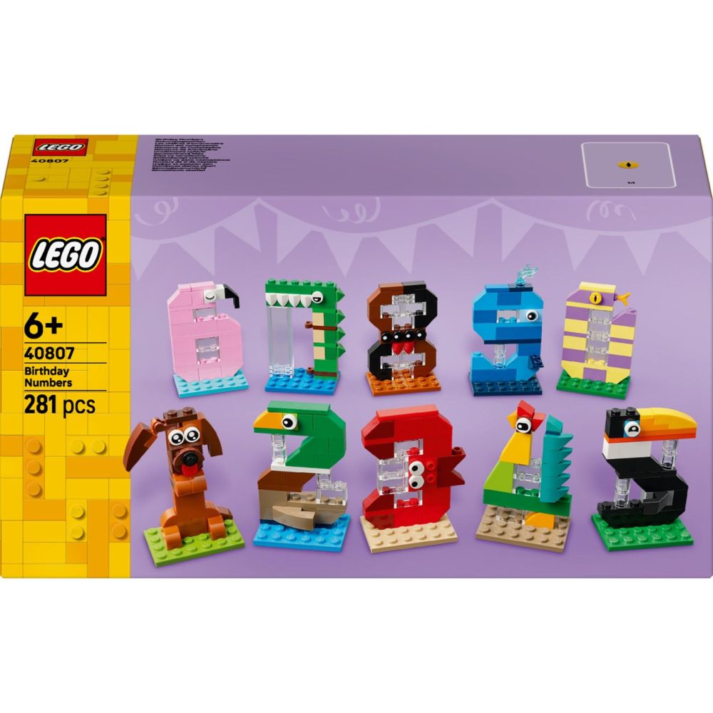LEGO® Iconic - Numere de zi de nastere (40807)