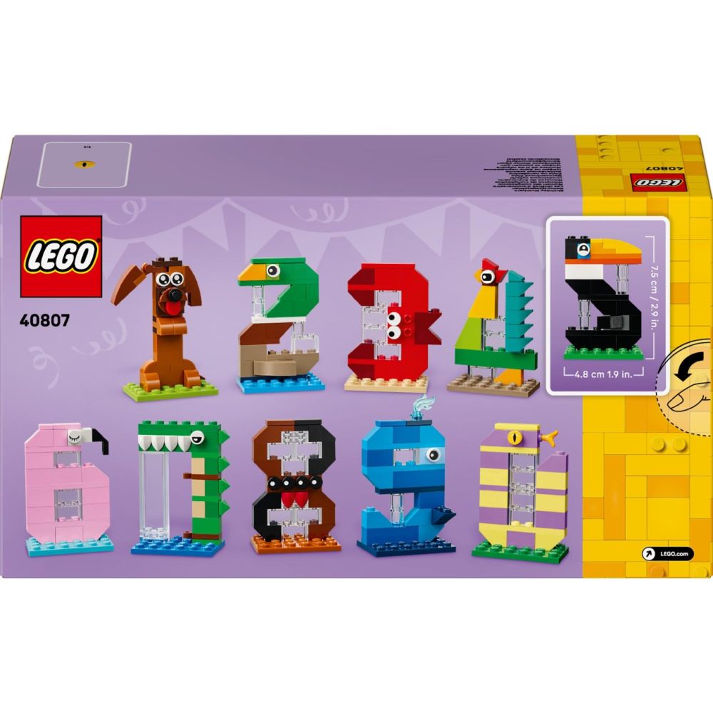 LEGO® Iconic - Numere de zi de nastere (40807)