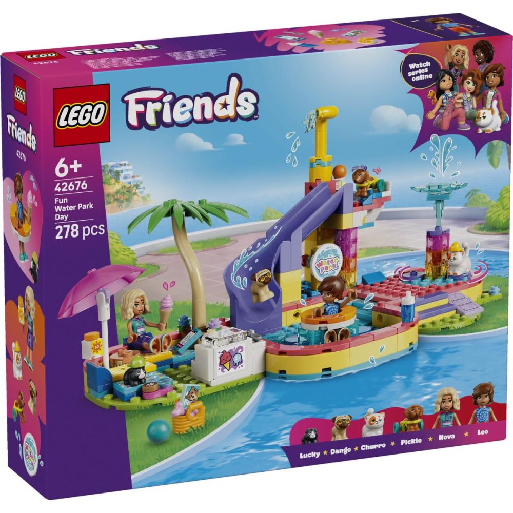 LEGO® Friends - O zi distractiva in parcul acvatic (42676)