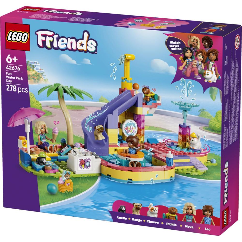 LEGO® Friends - O zi distractiva in parcul acvatic (42676)