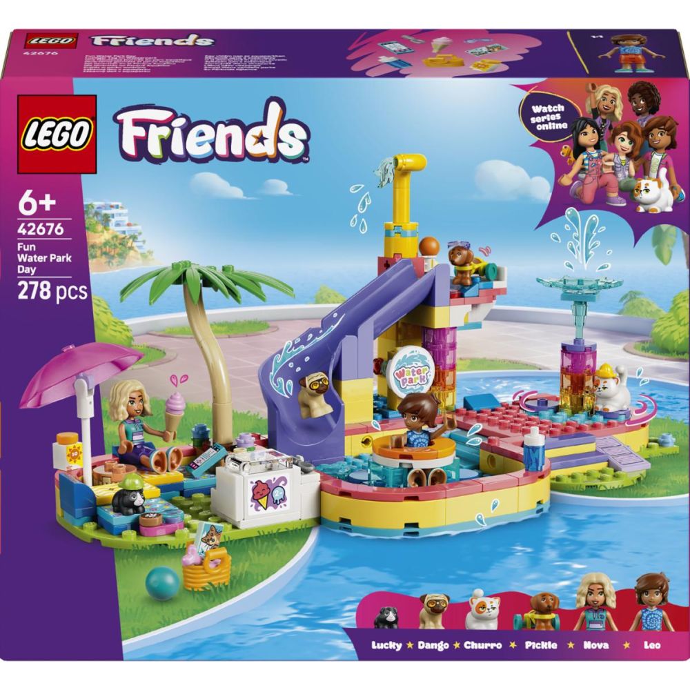 LEGO® Friends - O zi distractiva in parcul acvatic (42676)