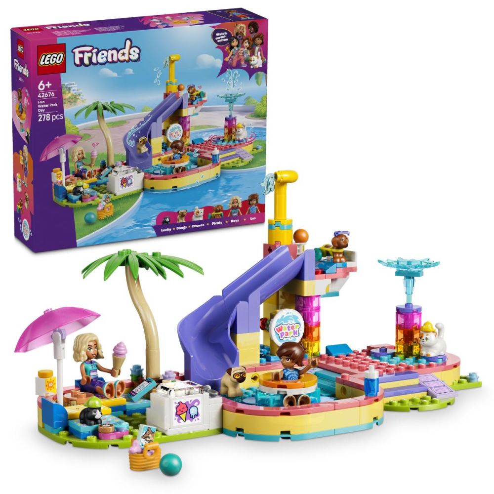 LEGO® Friends - O zi distractiva in parcul acvatic (42676)