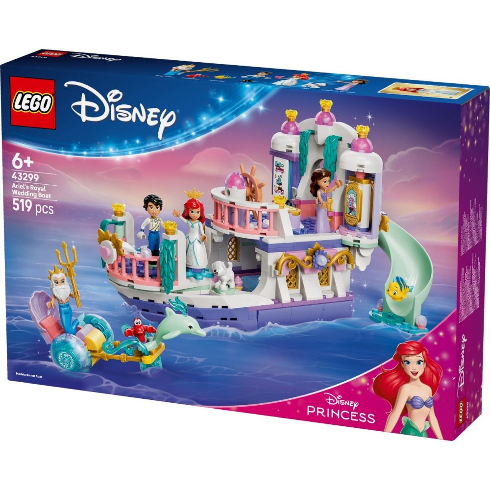 LEGO® Disney Princess - Barca nuntii regale a lui Ariel (43299)