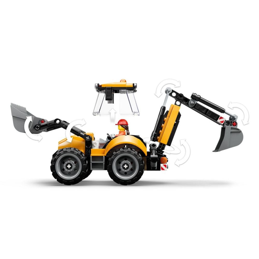LEGO® City - Buldoexcavator galben (60480)