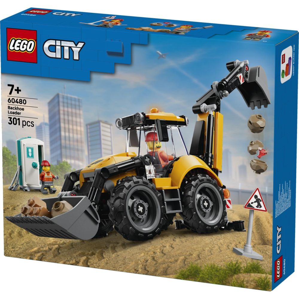 LEGO® City - Buldoexcavator galben (60480)