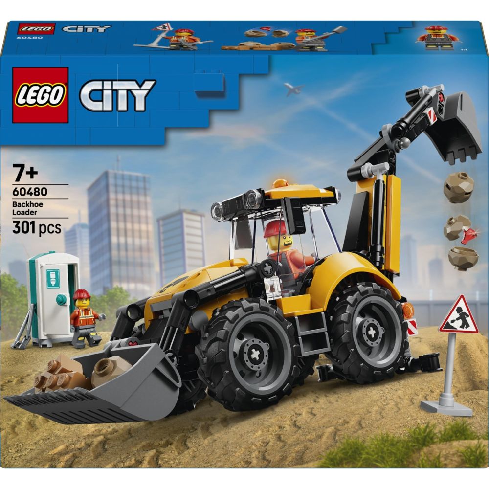 LEGO® City - Buldoexcavator galben (60480)