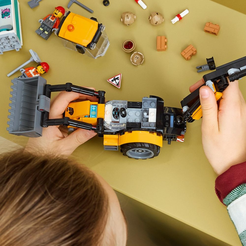 LEGO® City - Buldoexcavator galben (60480)
