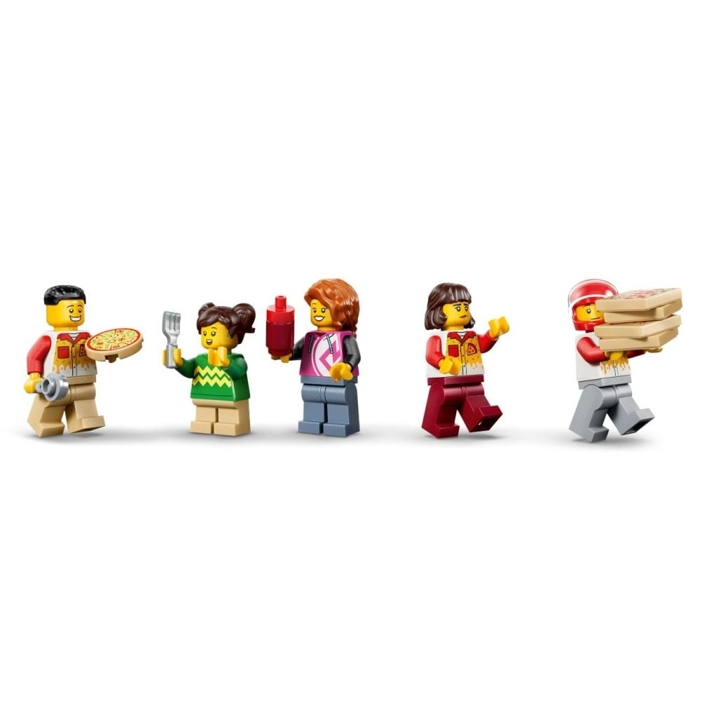 LEGO® City - Experienta livrarii de pizza cu vehicule (60496)