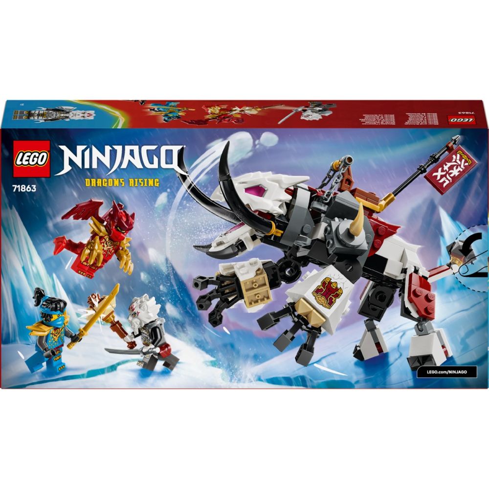 LEGO® Ninjago - Zilvar si monstrul dragon Grimtak (71863)
