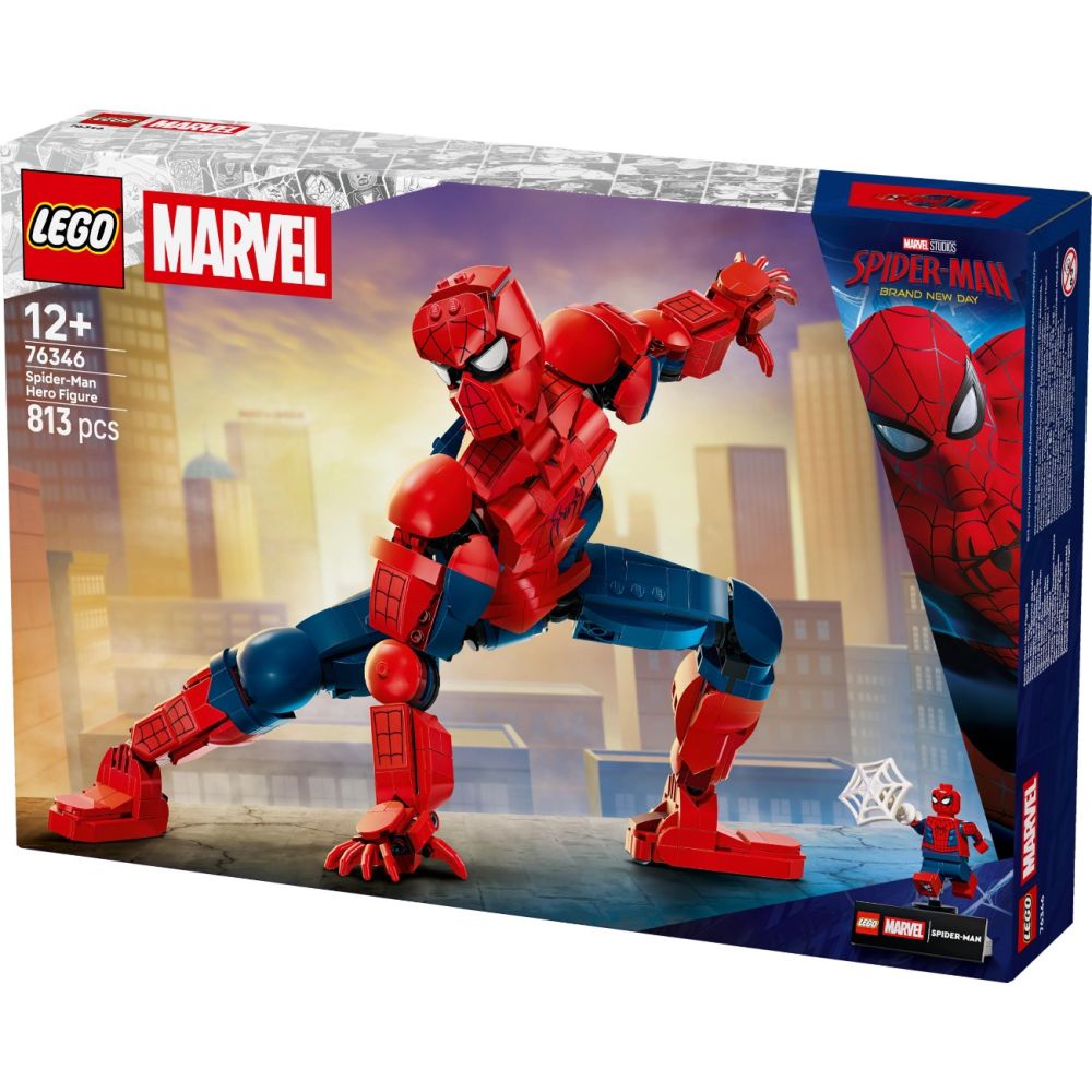 LEGO® Marvel Super Heroes - Figurina erou Omul Paianjen (76346)