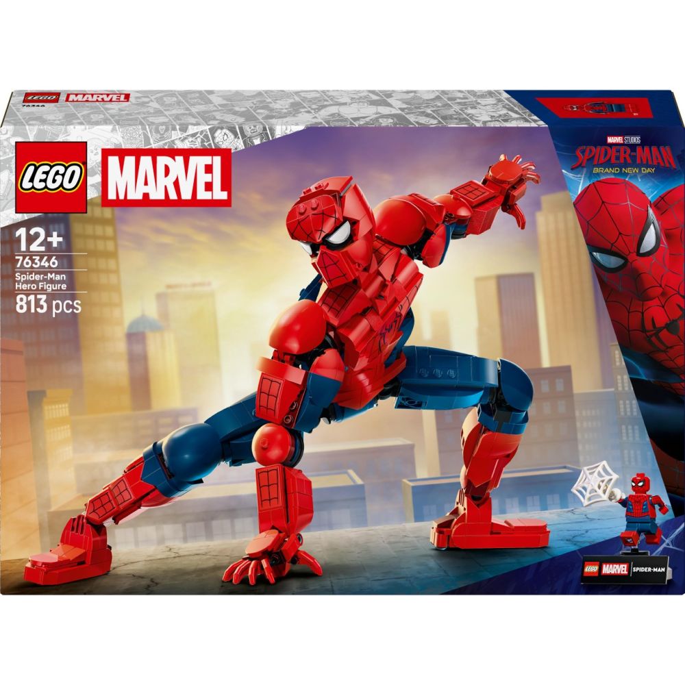 LEGO® Marvel Super Heroes - Figurina erou Omul Paianjen (76346)
