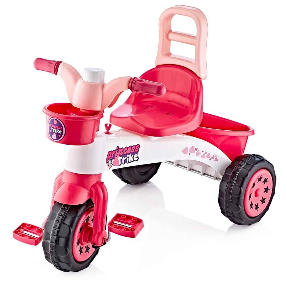 Tricicleta pentru copii cu claxon, Guclu Toys, Princess