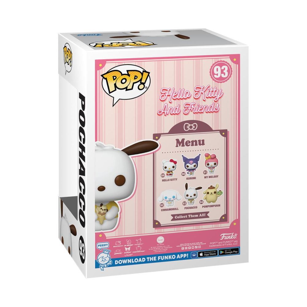Figurina Funko Pop, Hello Kitty and Friends, Pochacco cu inghetata