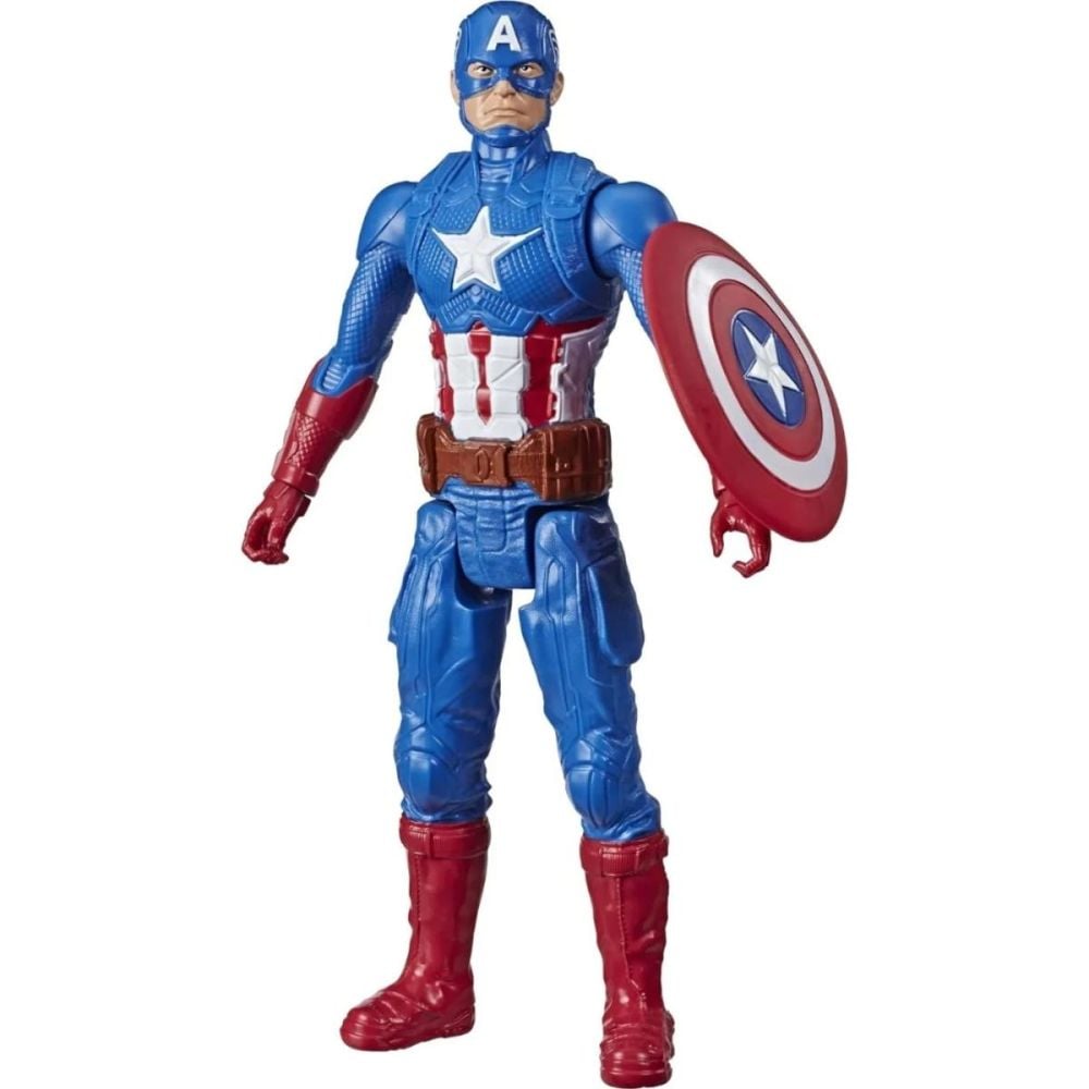 Figurina Marvel Avengers, Titan Hero, Captain America, 30 cm