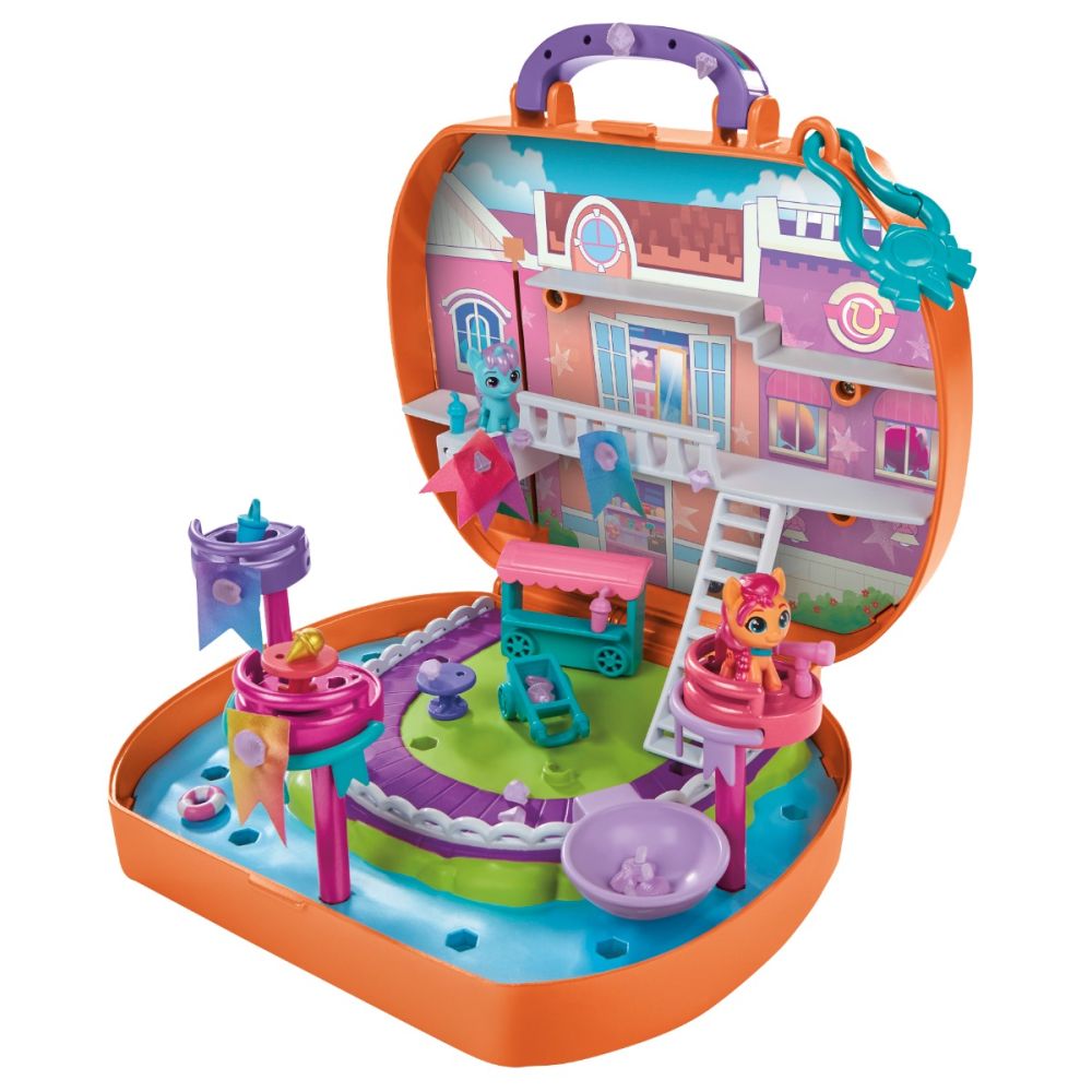 Set de joaca cu figurina, My Little Pony, Mini World Magic, Maretime Bay, F5248