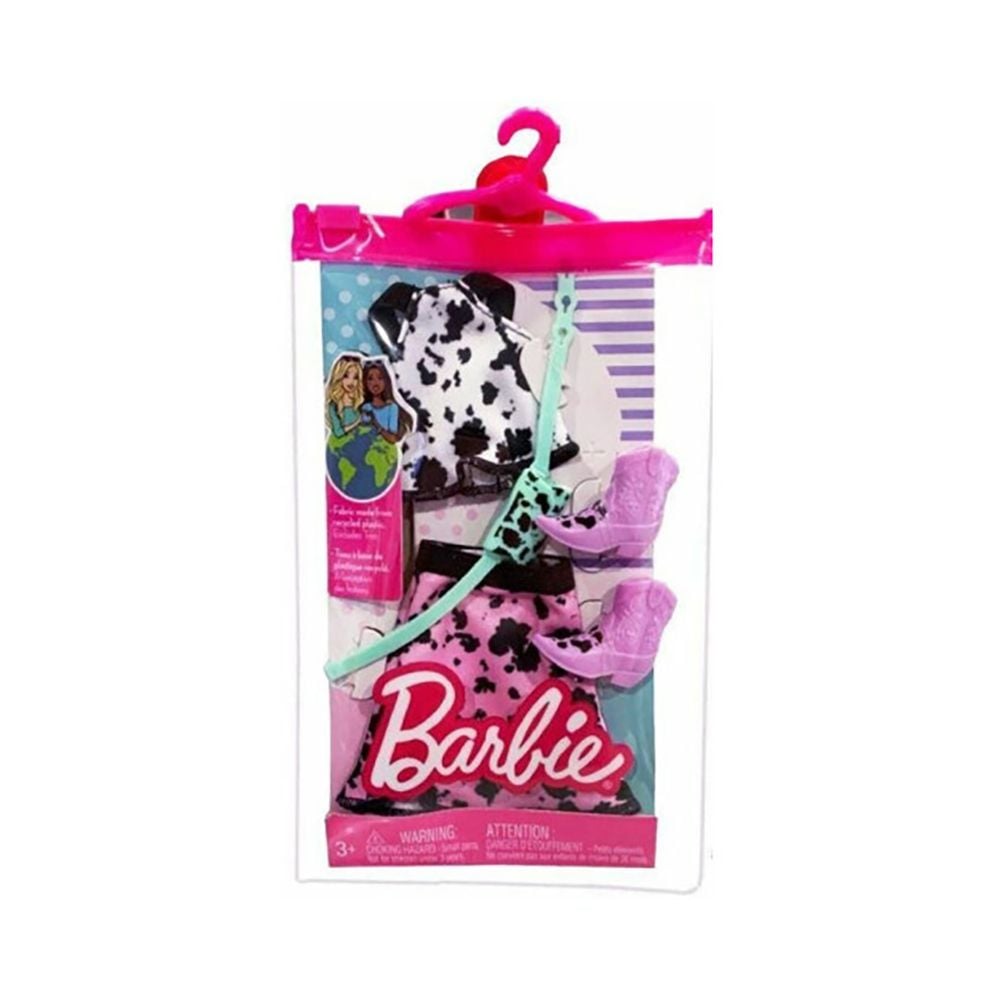 Set de haine si accesorii pentru papusa, Barbie, HJT18